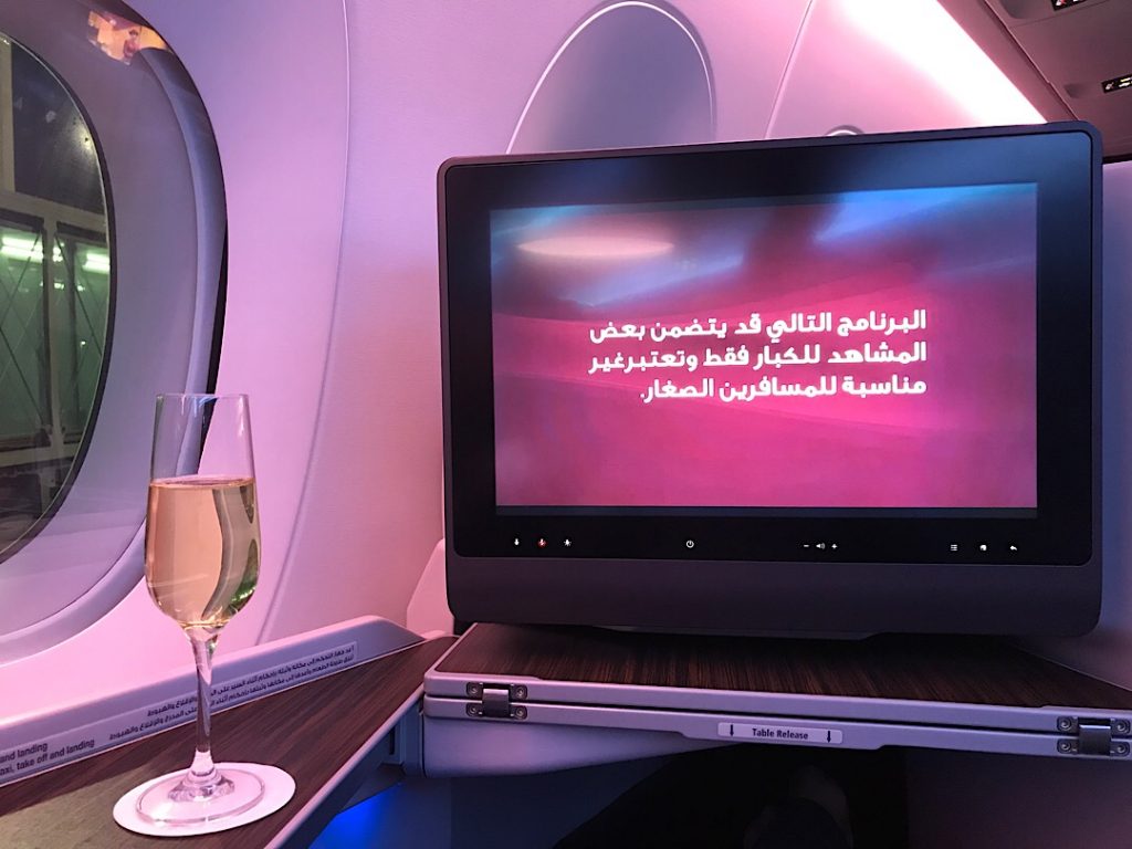 Qatar Airways biznis trieda Ázia 