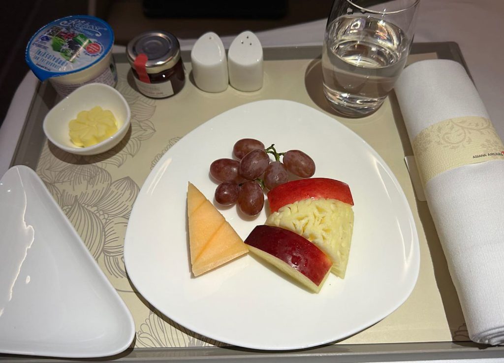 Asiana Airlines raňajky